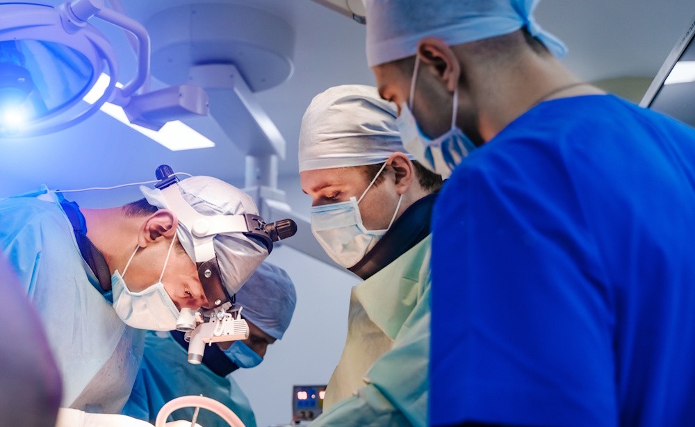 orthopedic surgeons during surgery