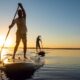 Paddle boarding