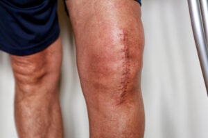 knee replacement scar